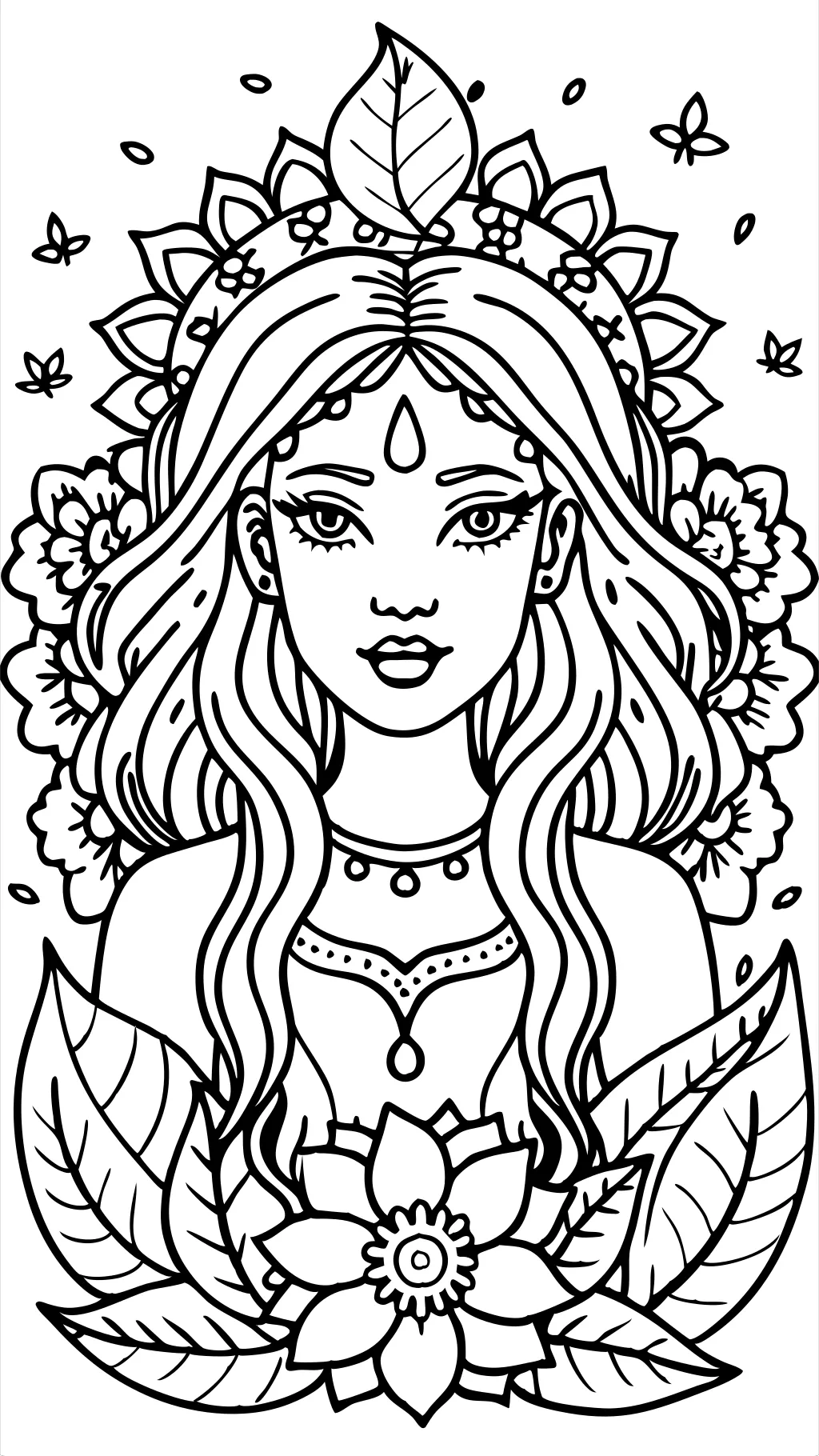 coloriages de femmes pour adultes